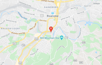 Williams Bradley W location map: 4064 Postal Dr, Roanoke, VA 24018, USA, Roanoke, Virginia
