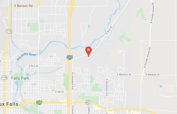 Myrl & Roy's Paving location map: 1300 N Bahnson Ave, Sioux Falls, SD 57103, United States, Sioux falls, South Dakota