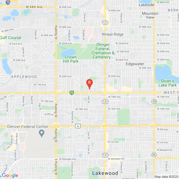Automated Accounting Services Inc location map: 1600 Carr St #1, Lakewood, CO 80214, USA, Lakewood, Colorado