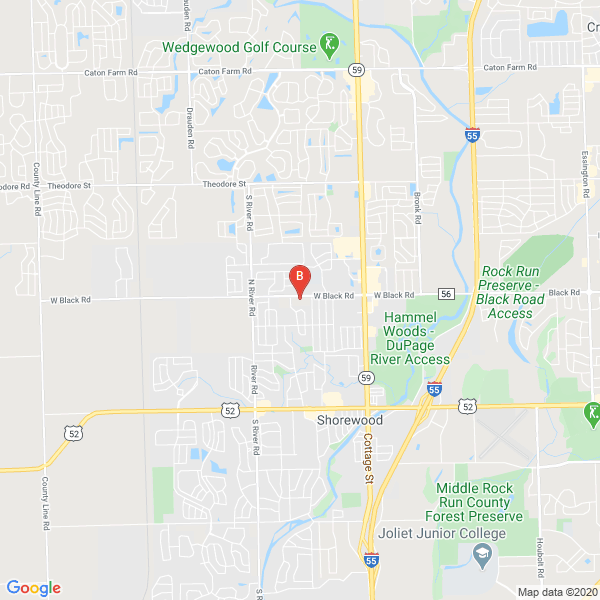 Schuler Heating & Cooling location map: 24425 W Black Rd #3, Joliet, IL 60431, USA, Joliet, Illinois